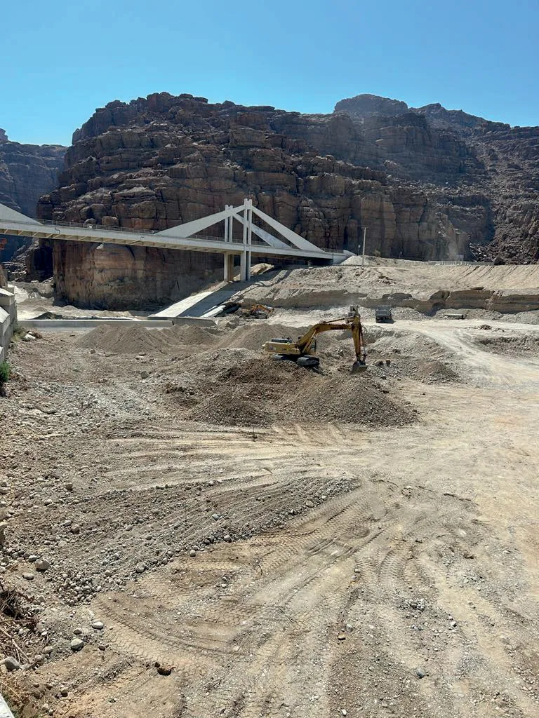 صيانة الطرق ومعالجة العبارات والمنشآت الخرسانية – طريق البحر الميت، الأردن