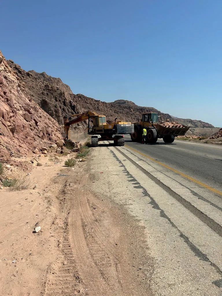 صيانة الطرق ومعالجة العبارات والمنشآت الخرسانية – طريق البحر الميت، الأردن